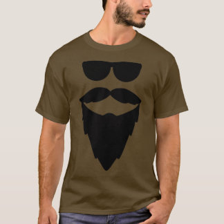 T-shirt Lunettes de soleil Beard et Santa Claus ventilateu