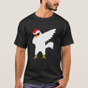 T-shirt Lunettes de soleil Chicken-Dab Chuchoteur de poule