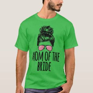 T-shirt Lunettes de soleil chignon décoiffé de la mère de