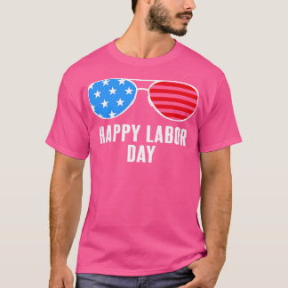 T-shirt Lunettes de soleil Cool de la fête du travail