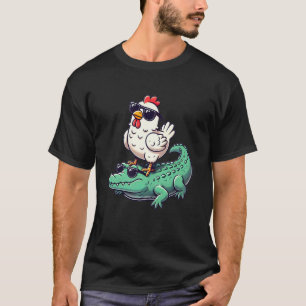 T-shirt Lunettes de soleil Crocodile de poulet