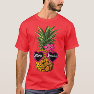 T-shirt Lunettes de soleil d'ananas TAloha Plages Hawaiian
