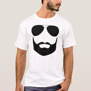 T-shirt Lunettes de soleil de barbe