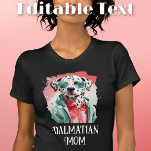 T-shirt Lunettes de soleil de maman chien dalmate