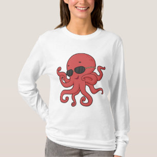 T-shirt Lunettes de soleil de poulpe