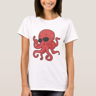 T-shirt Lunettes de soleil de poulpe