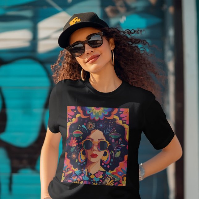 T-shirt Lunettes de soleil et Sass (Embrace your unique style and celebrate diversity with this amazing design. )
