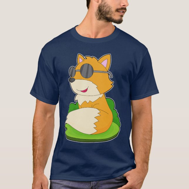 T-shirt Lunettes de soleil Fox (Devant)