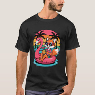 T-shirt Lunettes de soleil Fox Plage Vacances d'été Flotte