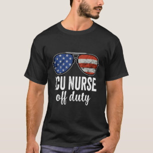 T-shirt Lunettes de soleil Icu Nurse Off Duty