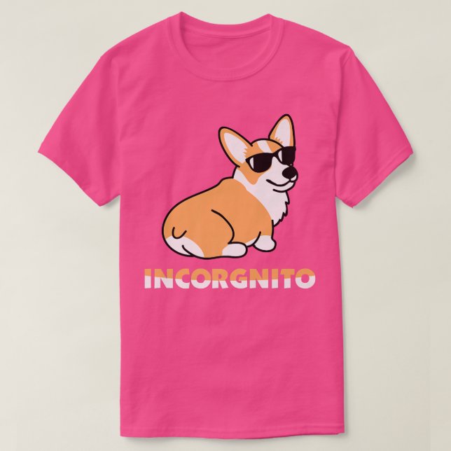 T-shirt Lunettes de soleil Incorgnito Dogcool Pembroke Wel (Design devant)