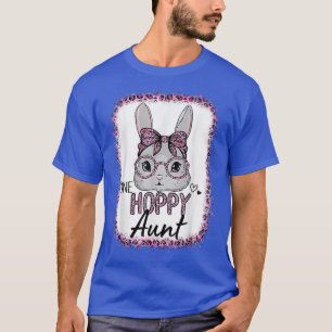 T-shirt Lunettes de soleil Léopard Rose Bleu Bunny de Pâqu