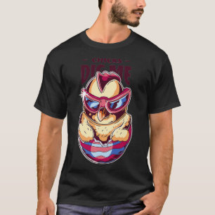 T-shirt Lunettes de soleil mignonnes Poussins de Pâques Me