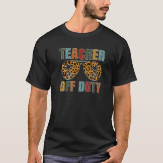 T-shirt Lunettes de soleil Palm Tree Beach Professeur hors