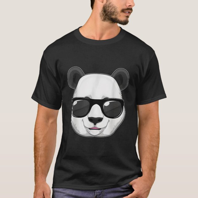 T-shirt Lunettes de soleil Panda (Devant)