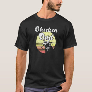 T-shirt Lunettes de soleil Papa Poulet Coucher de soleil R