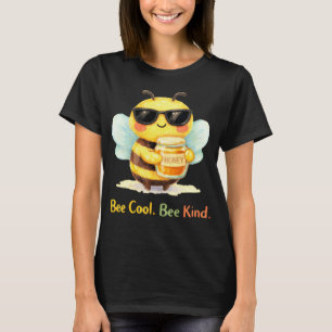 T-shirt Lunettes de soleil pour abeille mignonne Bee Cool