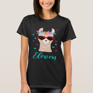 T-shirt Lunettes de soleil pour l'anniversaire de 11 ans d