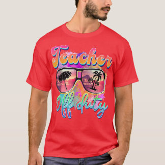 T-shirt Lunettes de soleil Professeur hors service Plage c