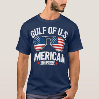 T-shirt Lunettes De Soleil Rouge Blanc Et Bleu Du Golfe De