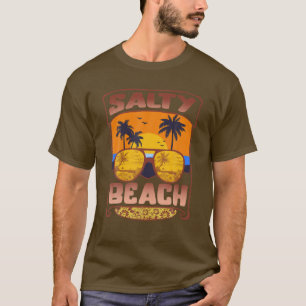T-shirt Lunettes de soleil Salty Beach Mode Vacances famil