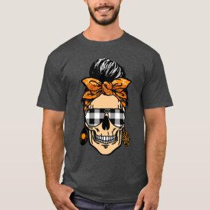 T-shirt Lunettes de soleil squelette mignonnes horreur Hal