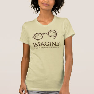 T-shirt Lunettes de vue rondes Imaginez