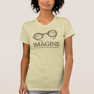 T-shirt Lunettes de vue rondes Imaginez
