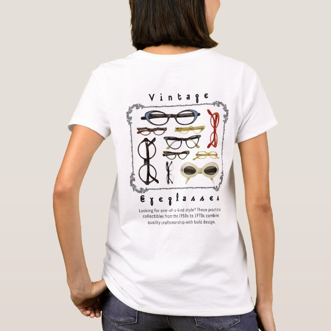 T-shirt Lunettes de vue vintages 02 (Dos)