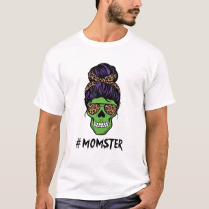 T-shirt Lunettes d'Empreinte de léopard de Momster pour le