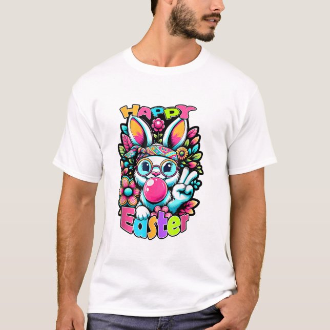 T-shirt Lunettes lapin (Devant)