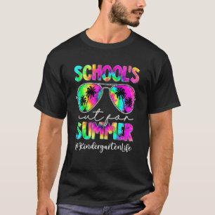 T-shirt Lunettes Tie Dye La vie de la maternelle L'école e