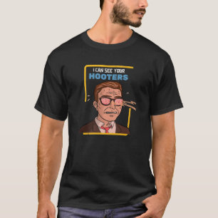 T-shirt Lunettes X-Ray Drôle Joke Gag Sarcastique Hommes F