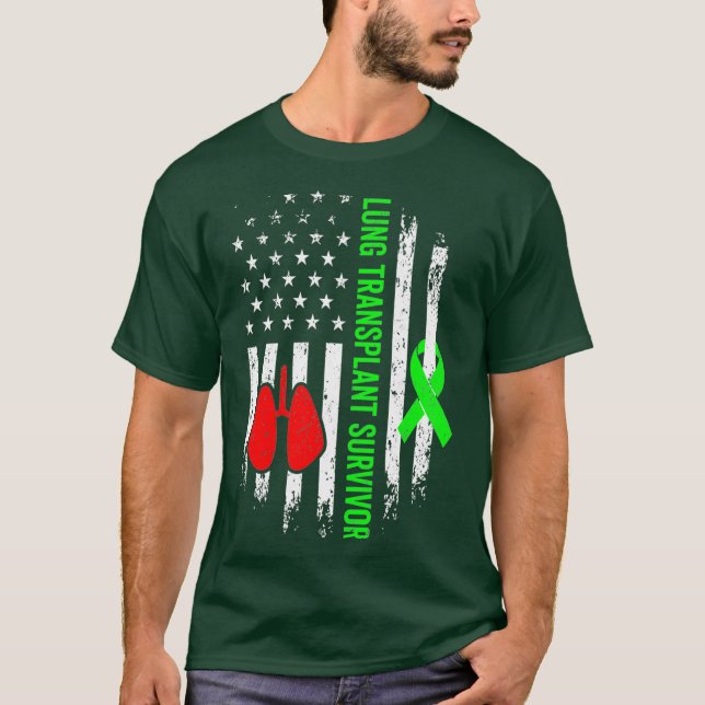 T-shirt Lung Transplant Survivor Warrior Organ Recipient (Devant)