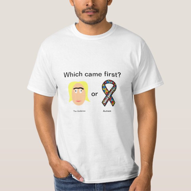 T-shirt L'Unibrow et l'autisme (Devant)