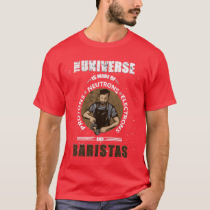 T-shirt L'univers en Barman Barmaid Bari