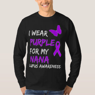 T-shirt Lupus Sensibilisation Je Porte Du Violet Pour Mon