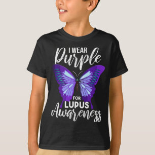 T-shirt Lupus Sensibilisation Papillon pourpre Motivation