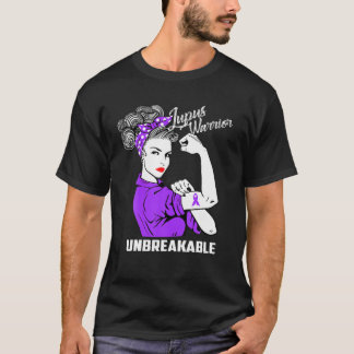 T-shirt Lupus Warrior Unbreakable Lupus Awareness Gift