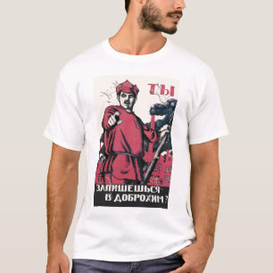 T-shirt L'URSS, Russe, Soviétique, propagande, guerre,