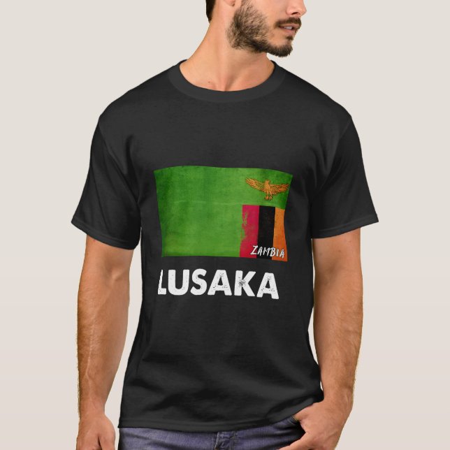 T-shirt Lusaka Zambia (Devant)