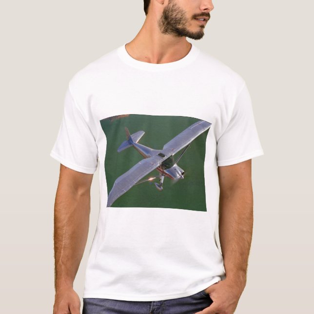 T-shirt Luscombe, model 8, aviation 1948_Classic (Devant)