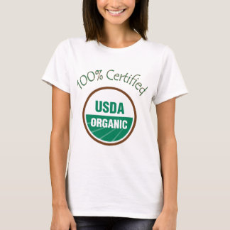 T-shirt L'USDA certifié par 100% organique