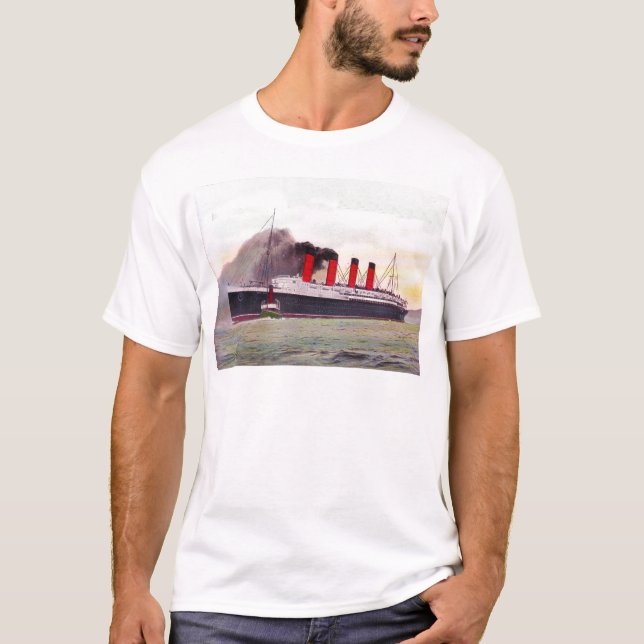 T-shirt Lusitania 1907 de RMS (Devant)