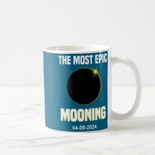 T-Shirt Lustig Sonnenfinsternis Mooning 04 08 Kaffeetasse