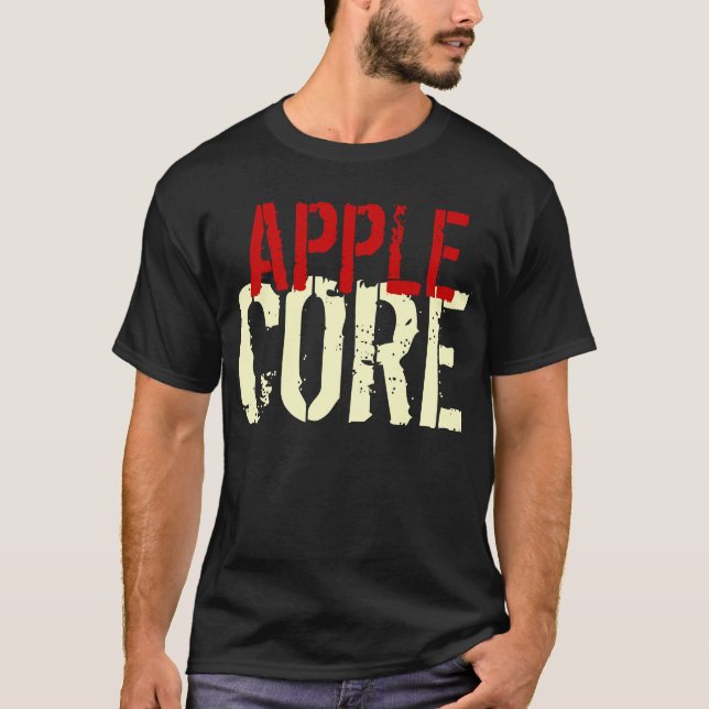 T - Shirt-lustiger Apple-Kern-kundengerechtes T-Shirt (Vorderseite)