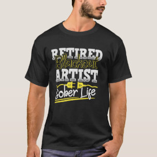 T-Shirt Lustiges Geschenk Für Rentner Blackout-Kün