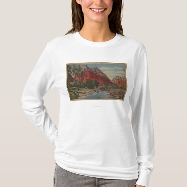 T-shirt L'Utah - bâti majestueux et atterrissage de l'ange (Devant)