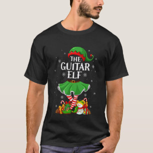 T-shirt Lutin de la guitare Noël Famille de lutins Squad X