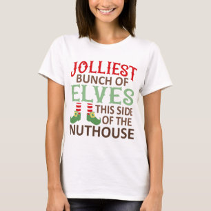T-shirt Lutin drôle et joyeux citation de Noël en famille